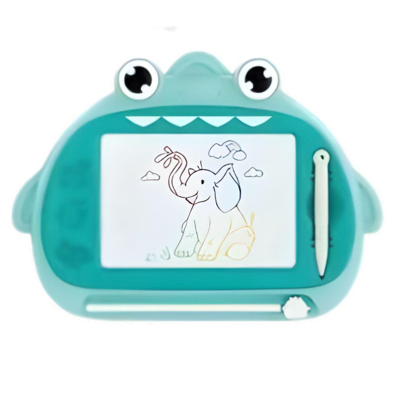 Доска магнитная для рисования 368-87-2 цветной рисунок стилус 26х19 см Голубой (31210995)