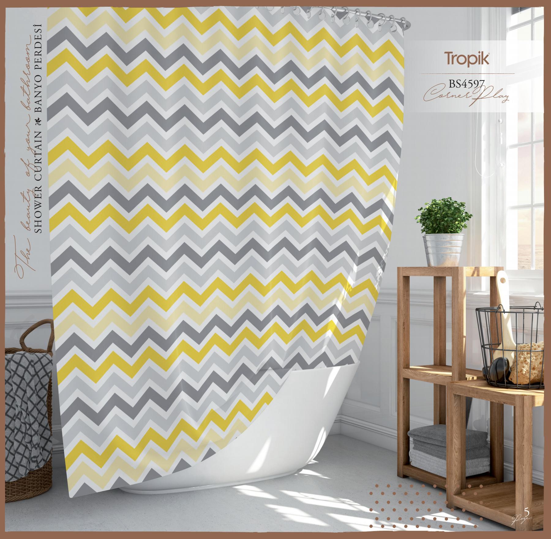 Штора для ванной Tropik Corner Play 180x200 см (52801168) - фото 4