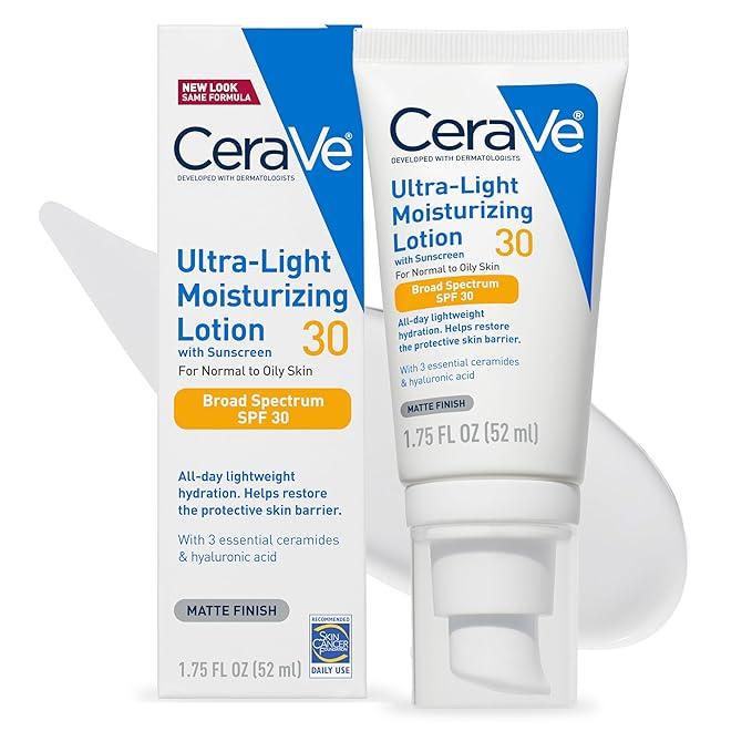 Крем для лица увлажняющий из SPF 30 CeraVe Ultra-Light