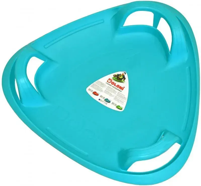 Санки-ледянка Doloni из пластика 62х64х12 см Голубой (150-98-06551/4)