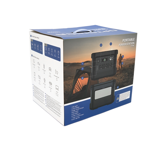 Зарядная станция Optonica B1000-A1/1036.8Wt/h, Мощность 1000W. Out:AC230, 2хDC13.3 V/10A/USB-3x5 V/2.4A Type-C 100W(PD) - фото 6