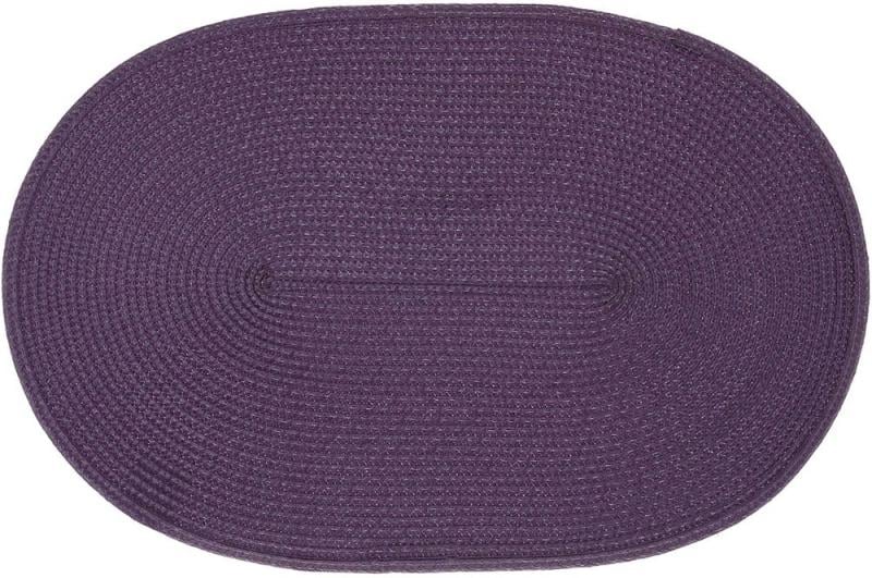 Набор 4 сервировочных коврика Casual Oval фиолетовый 44х30см, плейсмат (подтарельники) - фото 1 Набор 4 сервировочных коврика Casual Oval фиолетовый 44х30см, плейсмат (подтарельники) - фото 1