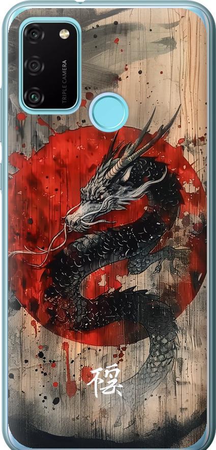 Чехол на Huawei Honor 9A Восточный дух (6100u-1900-42517)