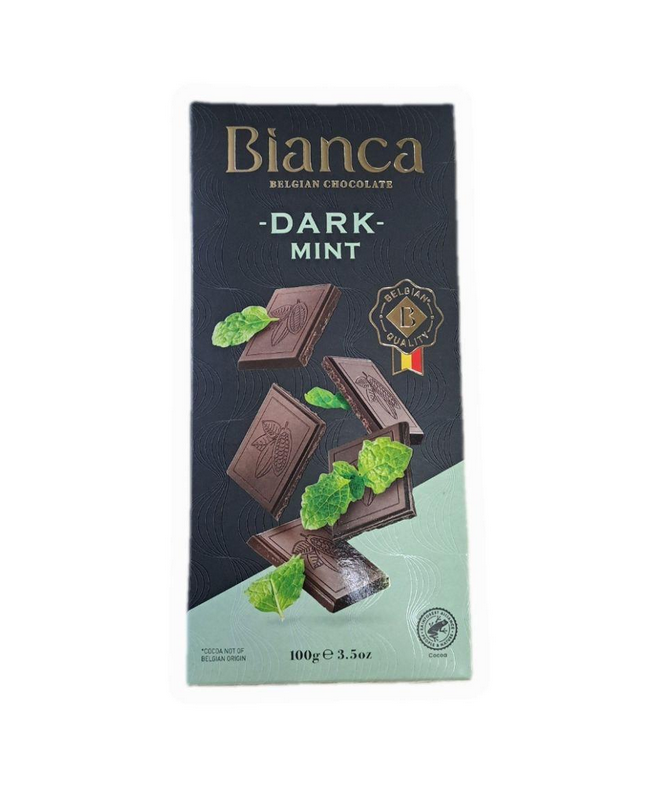 Шоколад чорний Bianca Dark Mint 100 г (13354749)