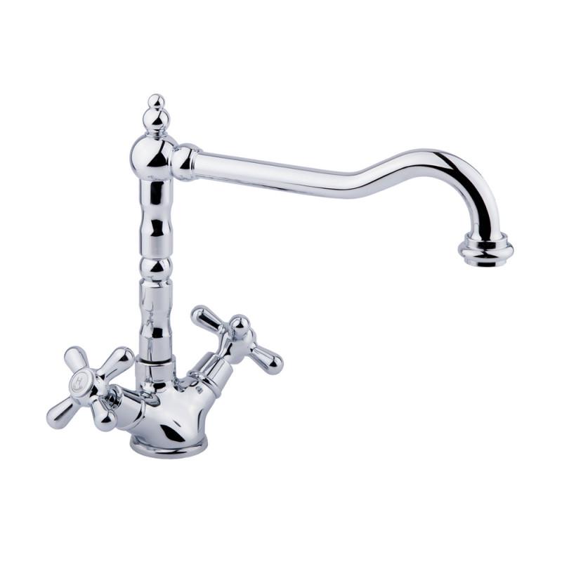 Смеситель для раковины Bianchi Old Fashion LVBOLF10400ACRM с донным клапаном Хром (53413)