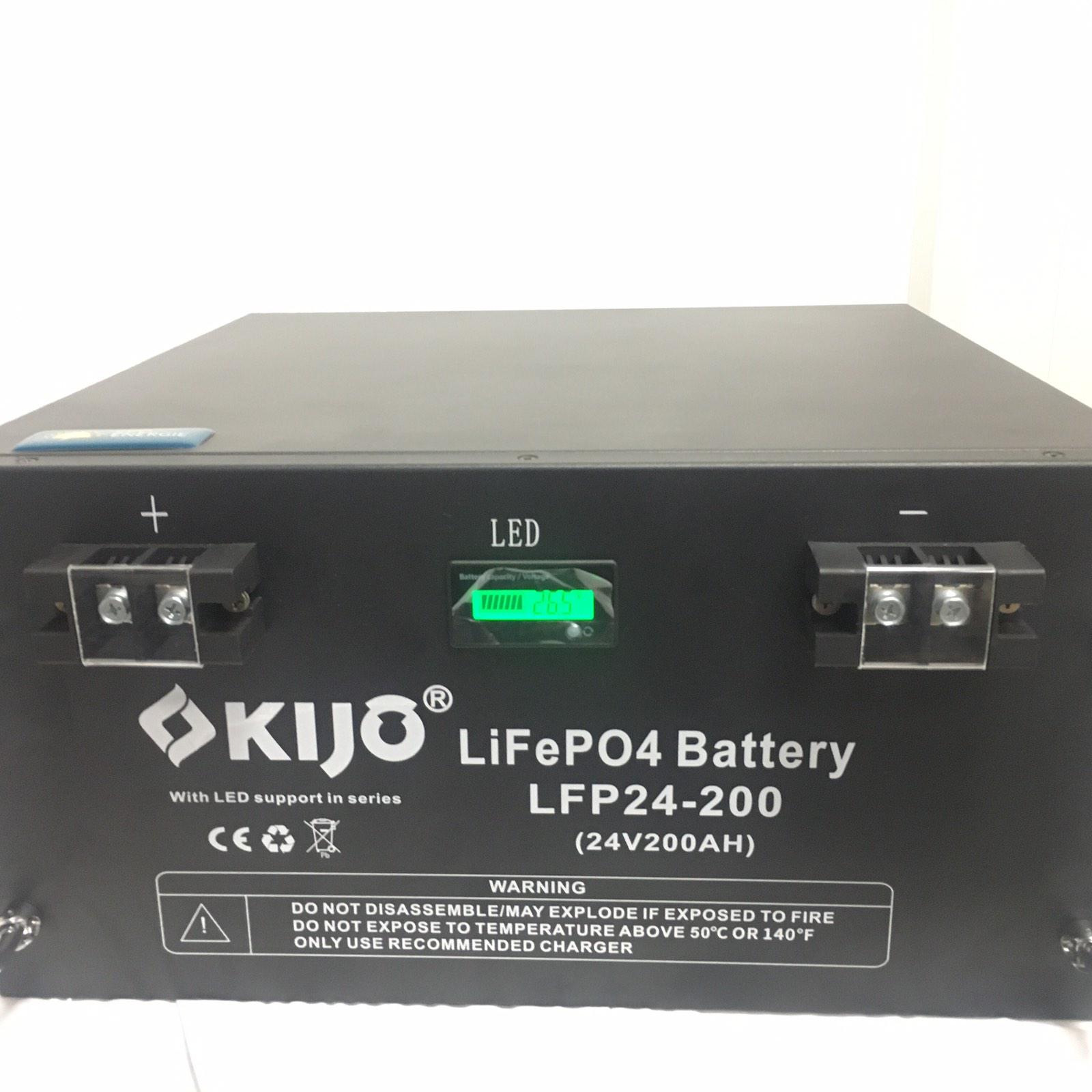 Аккумулятор литиевый Kijo Battery FePO4-24V200Ah - фото 3 Аккумулятор литиевый Kijo Battery FePO4-24V200Ah - фото 3