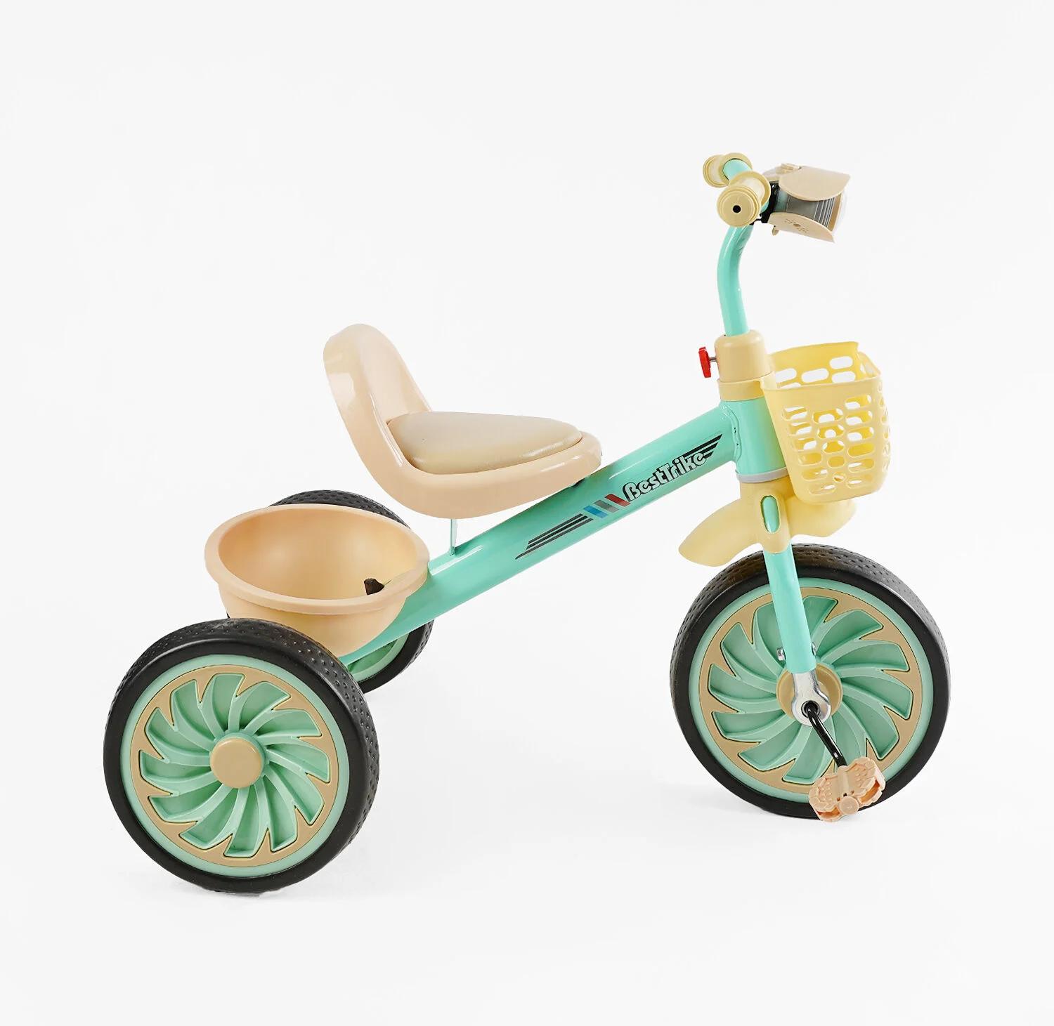 Детский велосипед трехколесный Best Trike BS-33461 колеса EVA/переднее 12"/заднее 10" (25371080) - фото 2 Детский велосипед трехколесный Best Trike BS-33461 колеса EVA/переднее 12"/заднее 10" (25371080) - фото 2