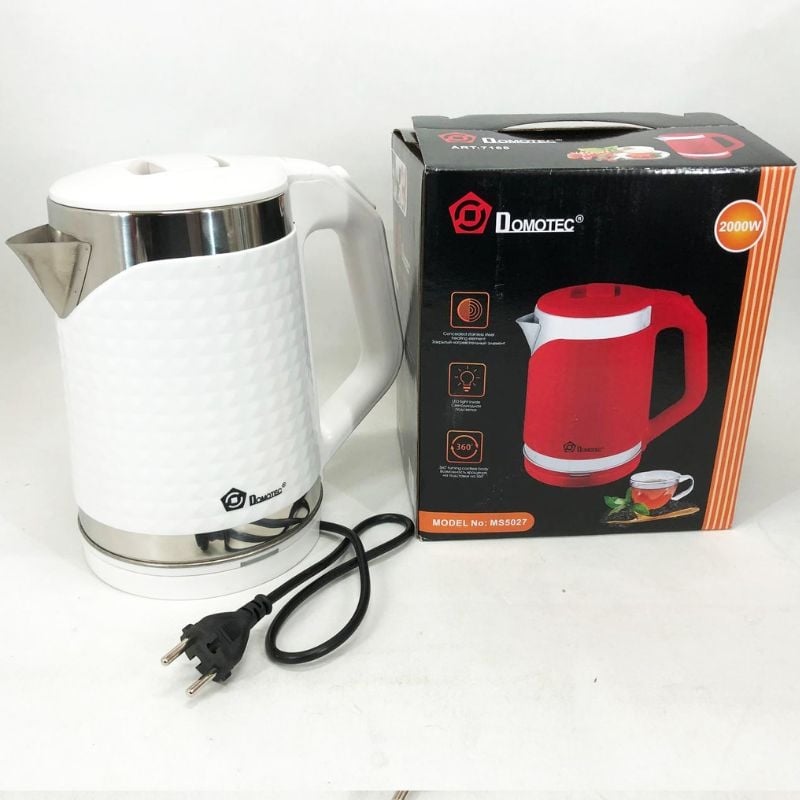 Электрочайник Domotec MS-5027 2000W 2 л White - фото 8