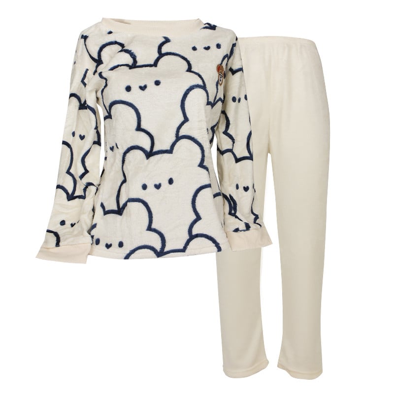 Комплект женской пижамы 302 Bear L White/Blue (675408c03d47575618588cd2) Комплект женской пижамы 302 Bear L White/Blue (675408c03d47575618588cd2)