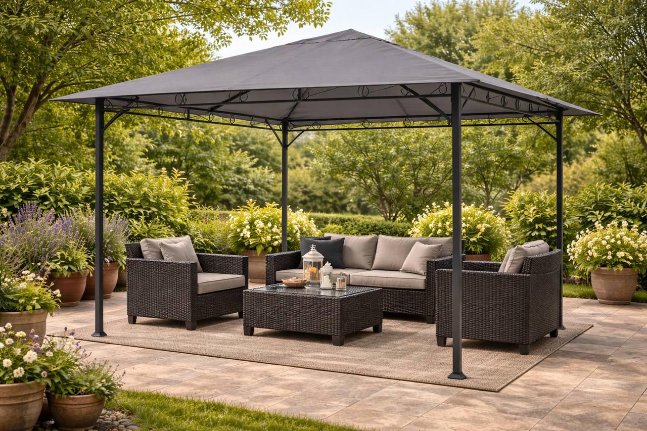 Садовый павильон GardenLine TUN5736 Grey (33544977)