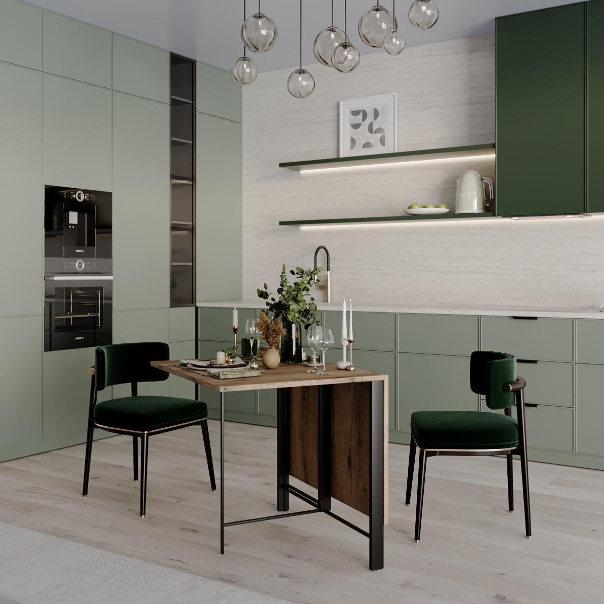 Обідній стіл-трансформер Voody 1300x900x756 мм Дуб Евок/Чорні ніжки (GATB26100000030) - фото 4 Обідній стіл-трансформер Voody 1300x900x756 мм Дуб Евок/Чорні ніжки (GATB26100000030) - фото 4