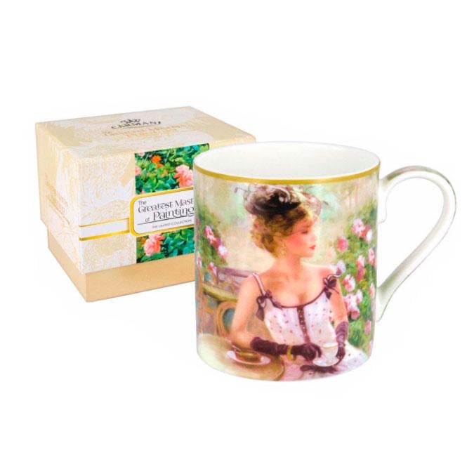 Кружка фарфоровая Carmani В день за чашкой кофе 380 мл (SS32115)