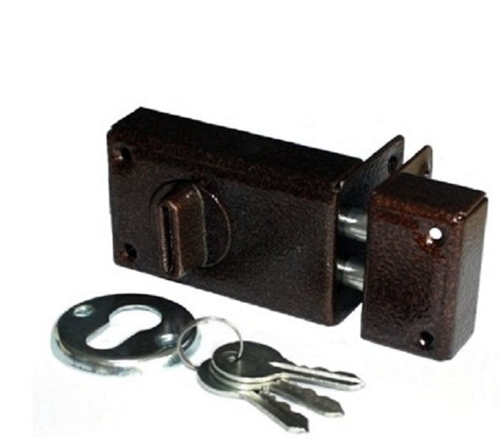 Замок накладний Тандем ЗН-2 два ригелі (326345E)