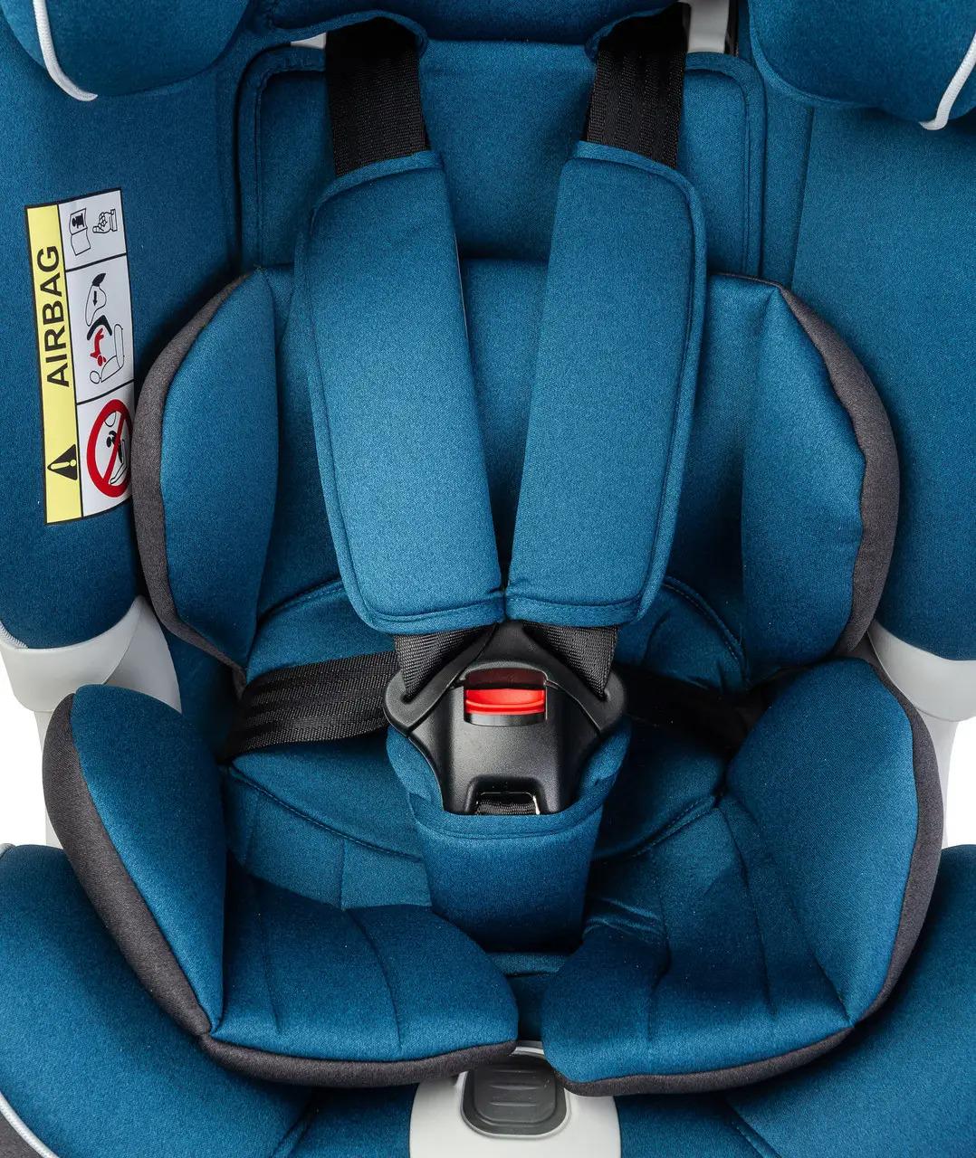 Автокресло детское Caretero Yoga Isofix 0-36 кг 80х46х44 см Синий (119929) - фото 10