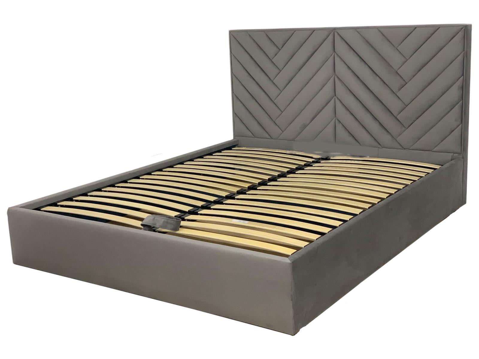 Кровать Divotex Simple 33 Вегас с подъемным механизмом 160х200 см Steel (10190880)