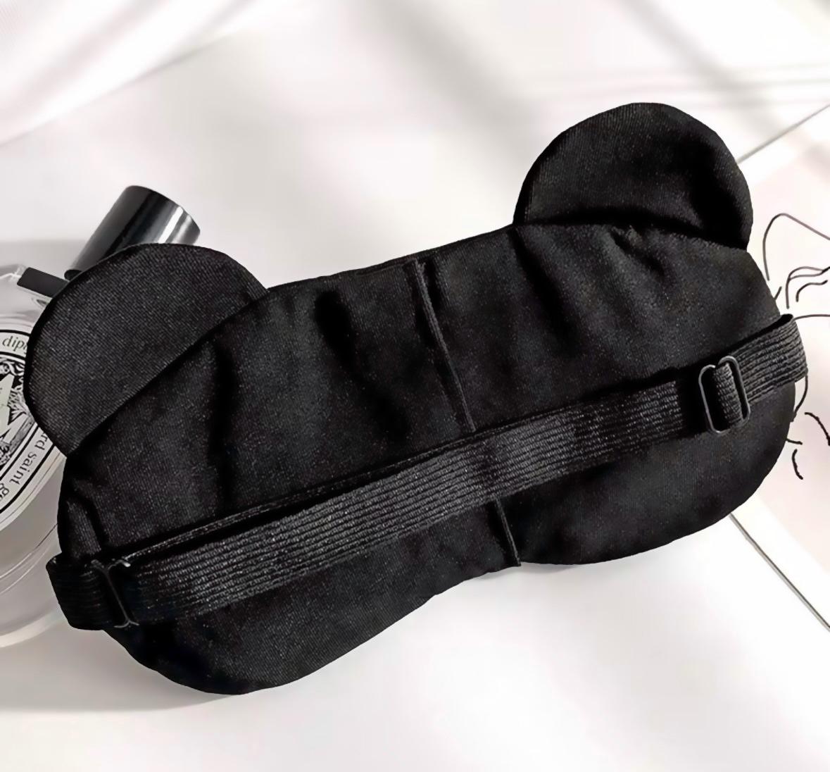 Маска для сна Wuke Глаза крестики унисекс one size Черный - фото 4