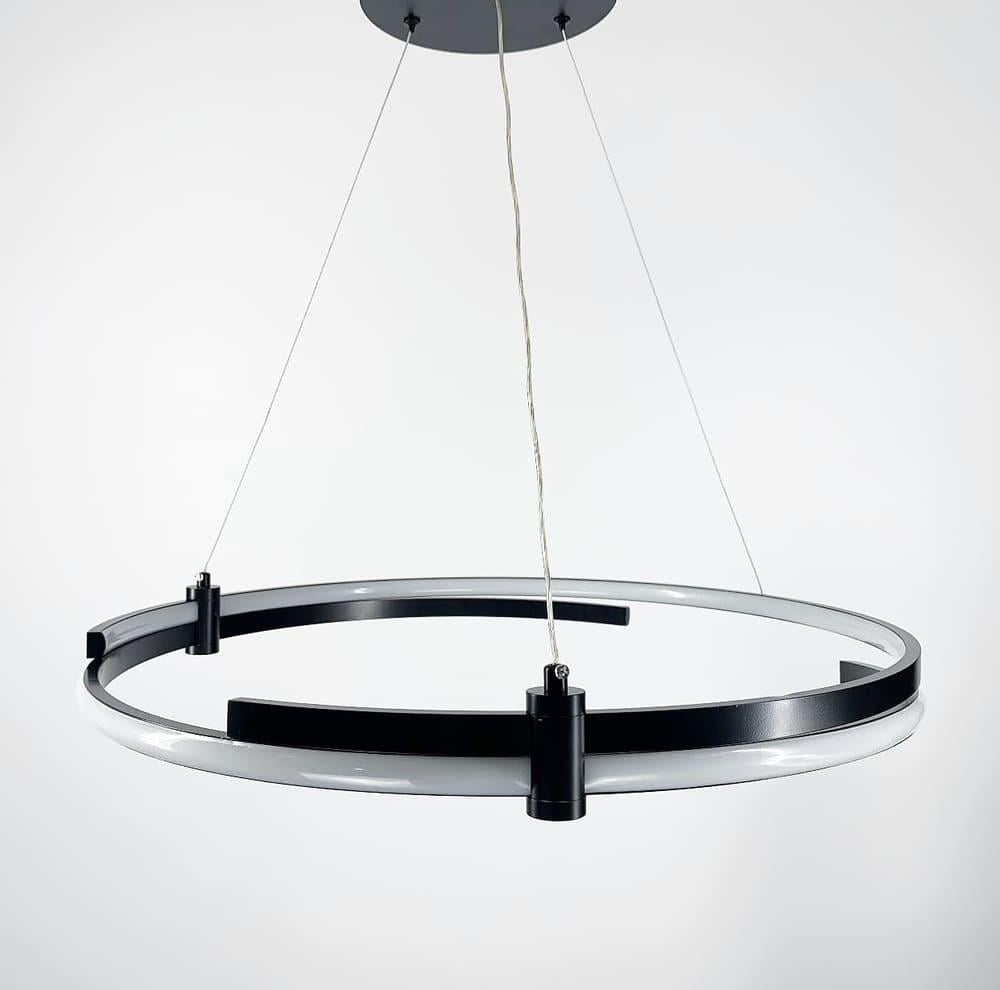 Люстра Led в кольцевом каркасе Ø 60 см Черный (SGA18-600 BK)
