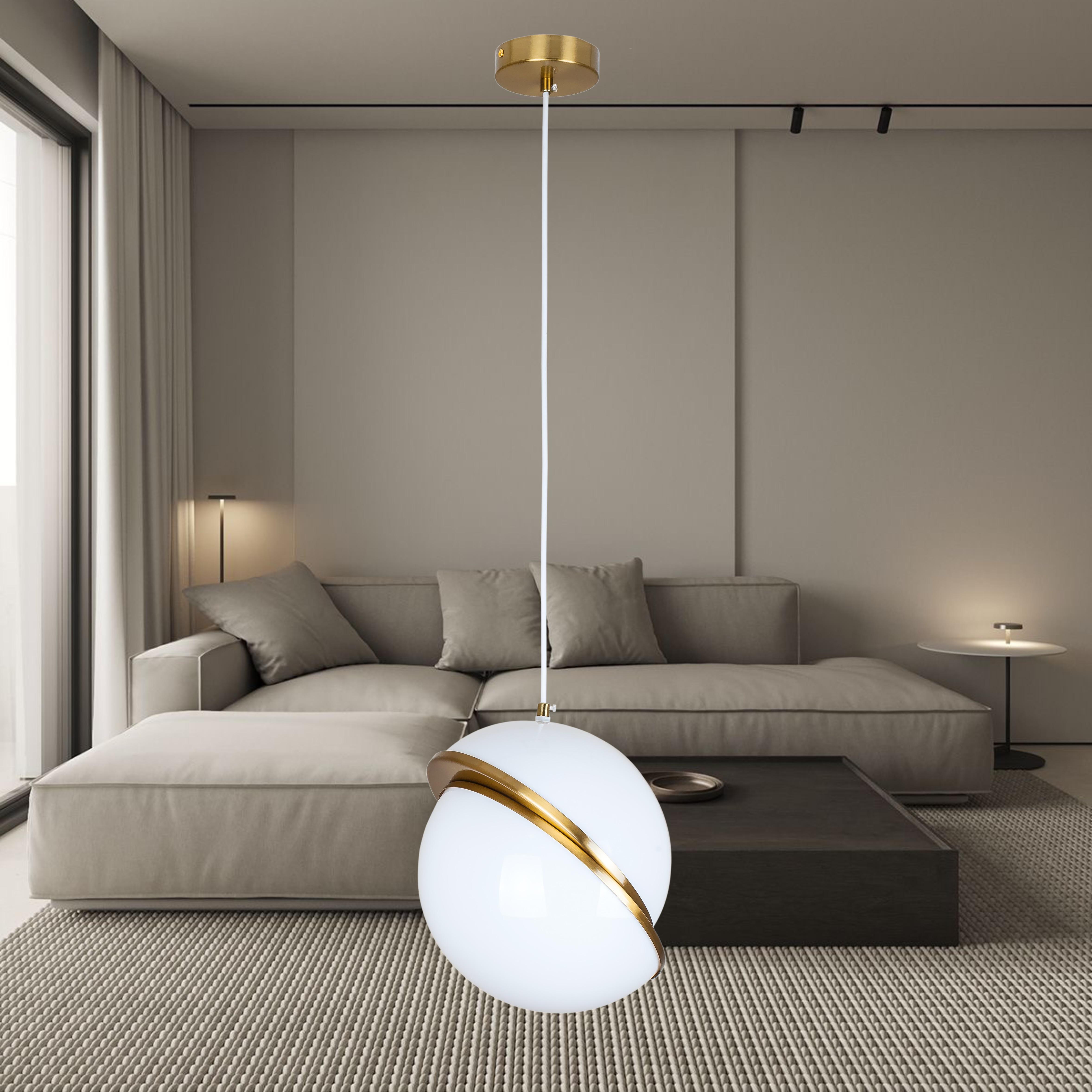 Підвіс дизайнерський Напівсфери 25 см Бронзовий (61-V1023-1 BRZ)