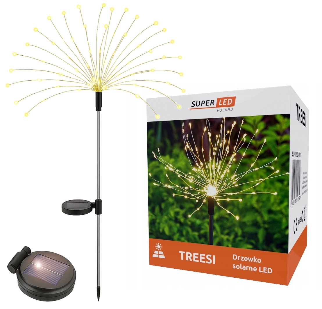 Лампа садовая декоративная Одуванчик Treesi 120LED 1 м (33977483)