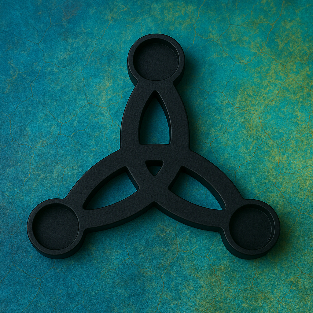 Свічник дерев'яний Тріскель темний - фото 4 Свічник дерев'яний Тріскель темний - фото 4