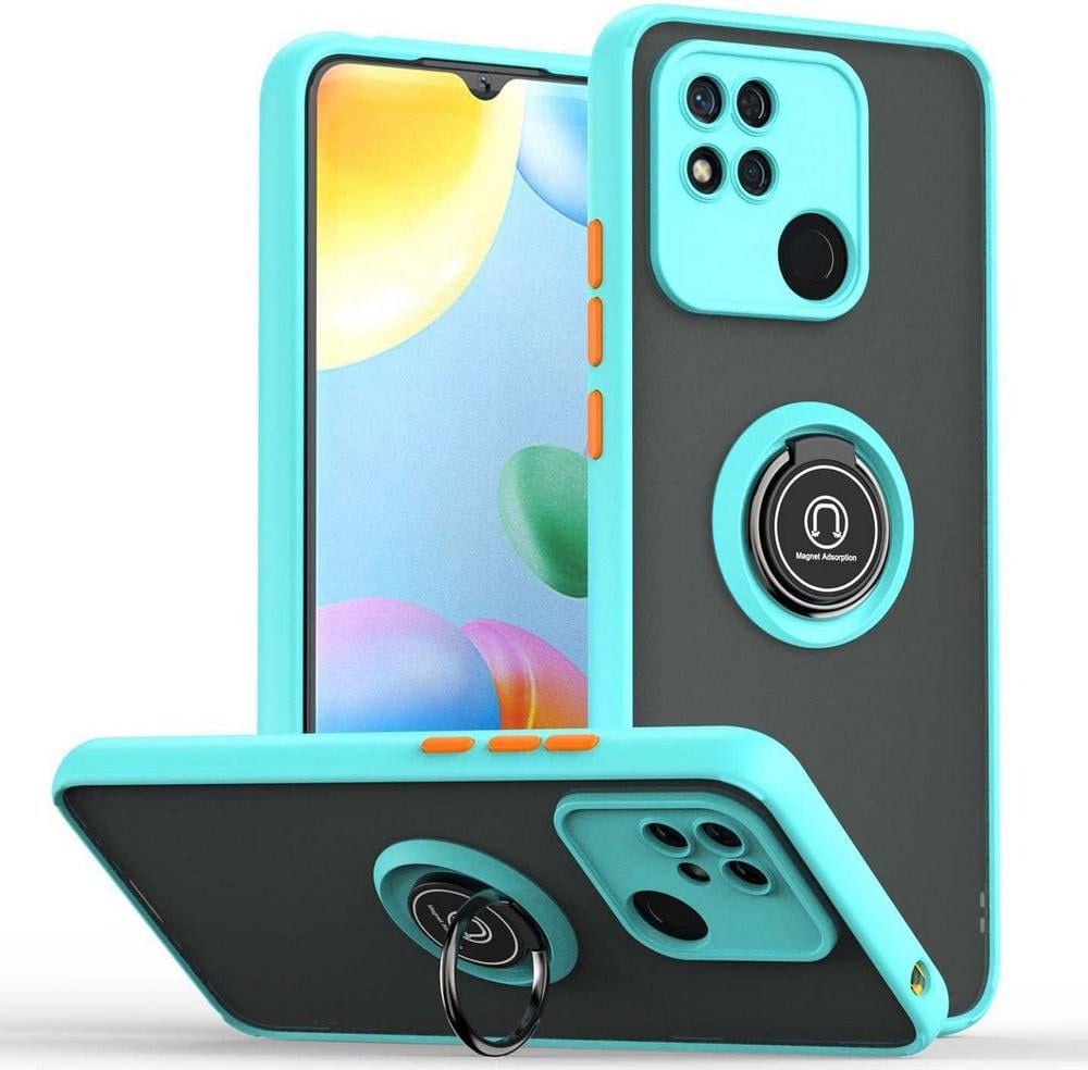 Захисний чохол MatteLuxe Xiaomi Redmi 10A (з кільцем) Light Blue (34244-0B)