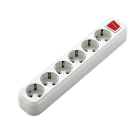 Колодка Makel 6 гнізд із заземленням та вимикачем (1435366409)