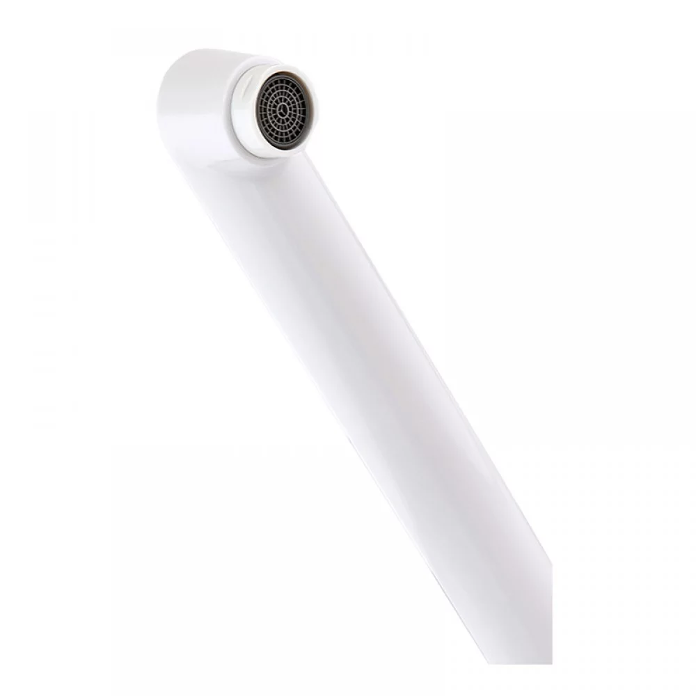 Смеситель для ванны PLAMIX Omega-140 Euro без шланга и лейки White (PM0648) - фото 2 Смеситель для ванны PLAMIX Omega-140 Euro без шланга и лейки White (PM0648) - фото 2