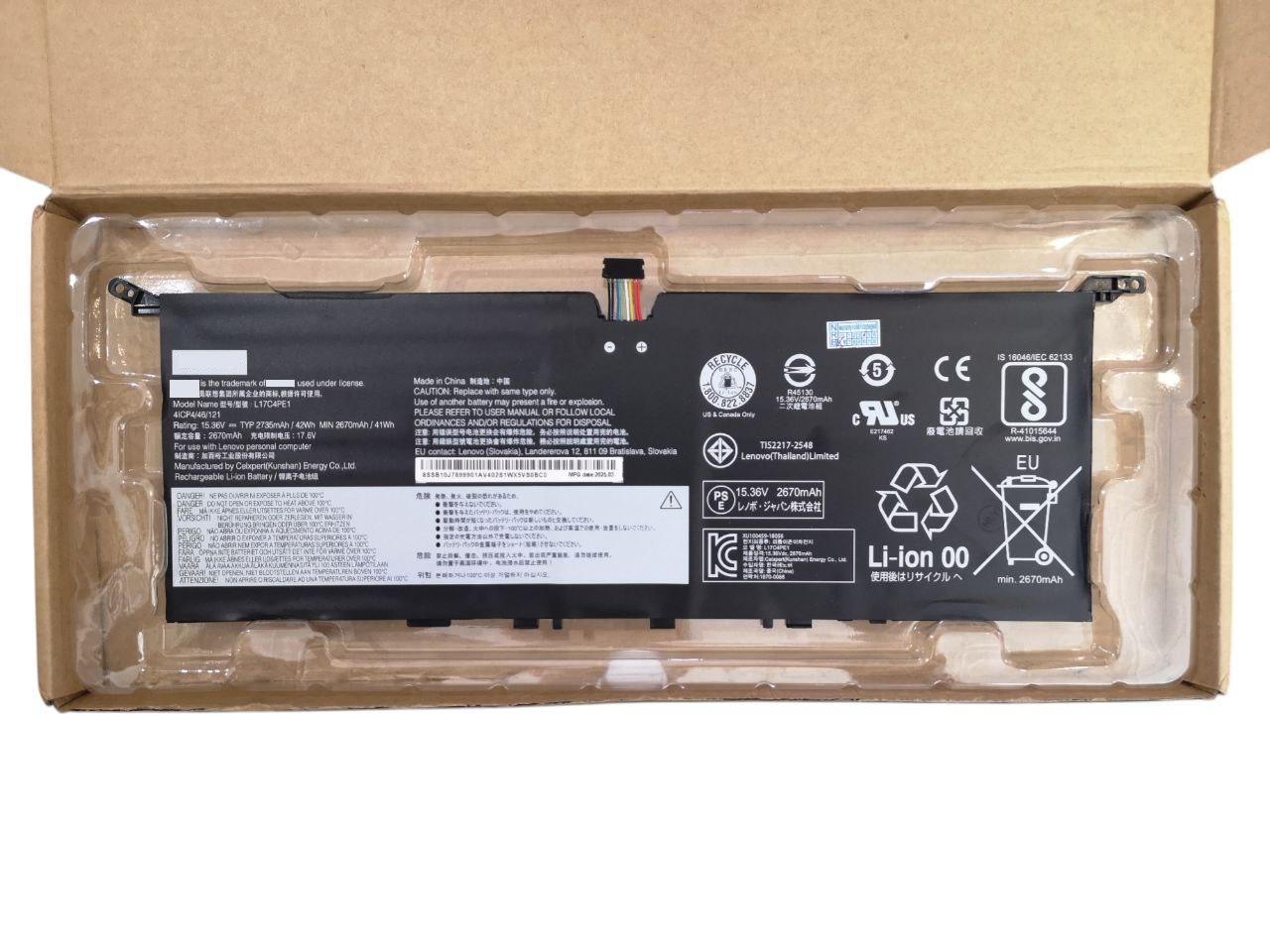 Акумулятор для Laptop L17C4PE1/L17M4PE1 Type-A 2735 mAh 42Wh (26227314)