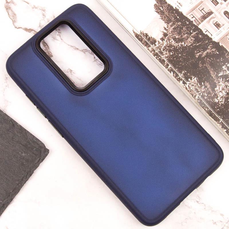 Противоударный Чехол TPU+PC Lyon Frosted для Xiaomi Redmi Note 8 Pro Navy Blue - фото 4