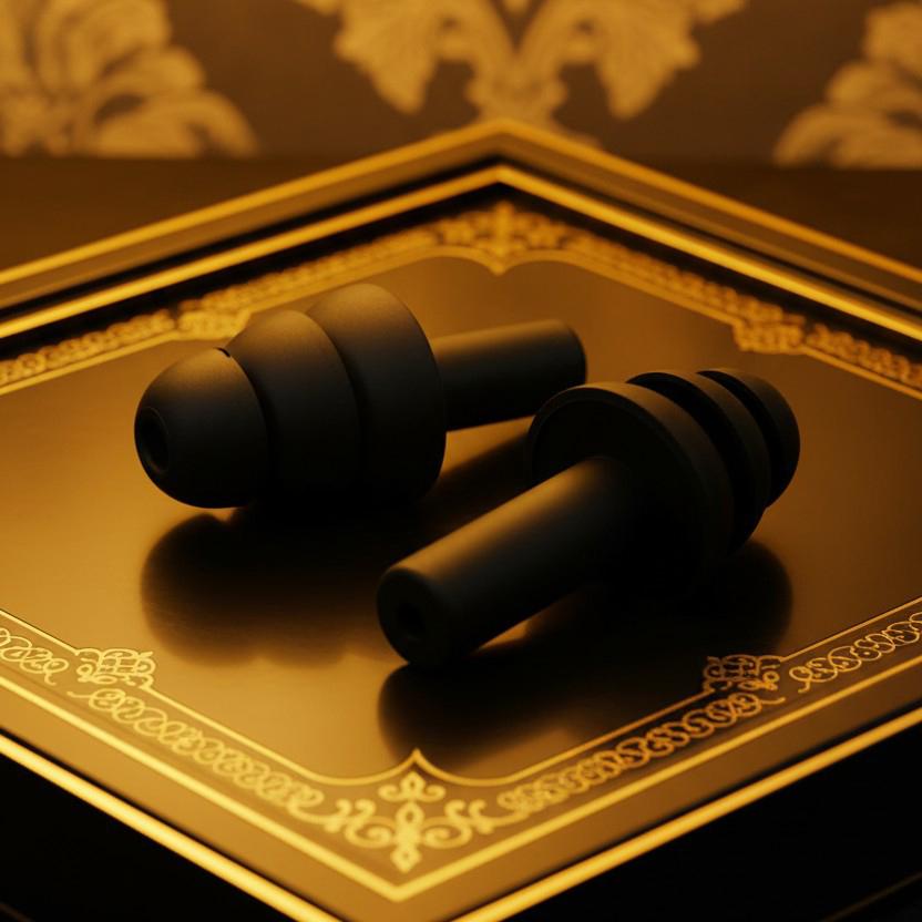 Беруши для сна плавания Univerza Елка силиконовые шумоподавляющие анатомические в футляре Черный - фото 15