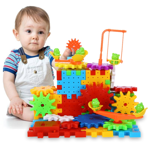 Конструктор детский Funny Bricks 81 деталь Разноцветный