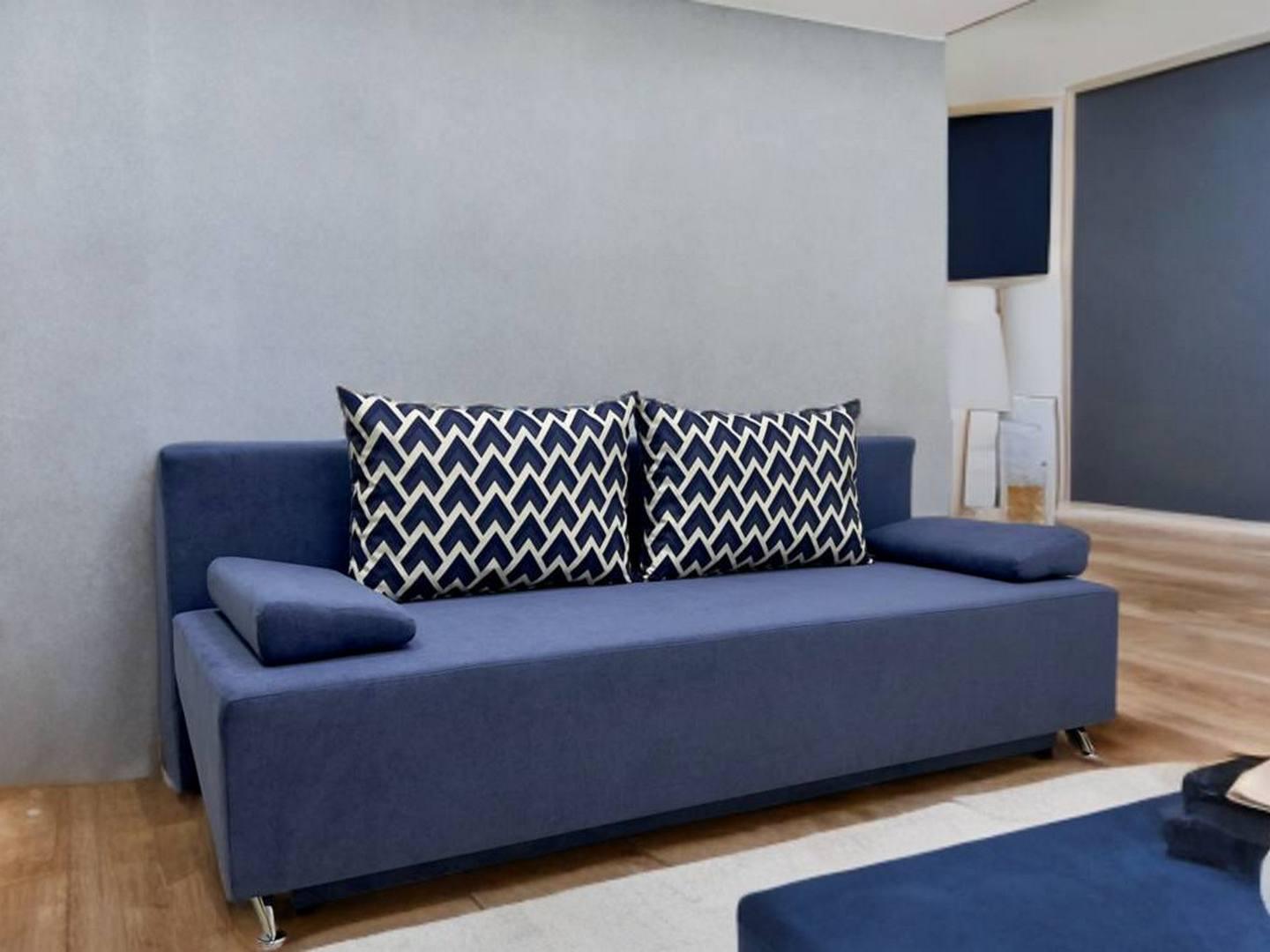 Диван Virkoni Танго еврокнига Аляска 11/Олимп 21 189x83x71 см Синий/Принт (44704-01001051121) - фото 3 Диван Virkoni Танго еврокнига Аляска 11/Олимп 21 189x83x71 см Синий/Принт (44704-01001051121) - фото 3