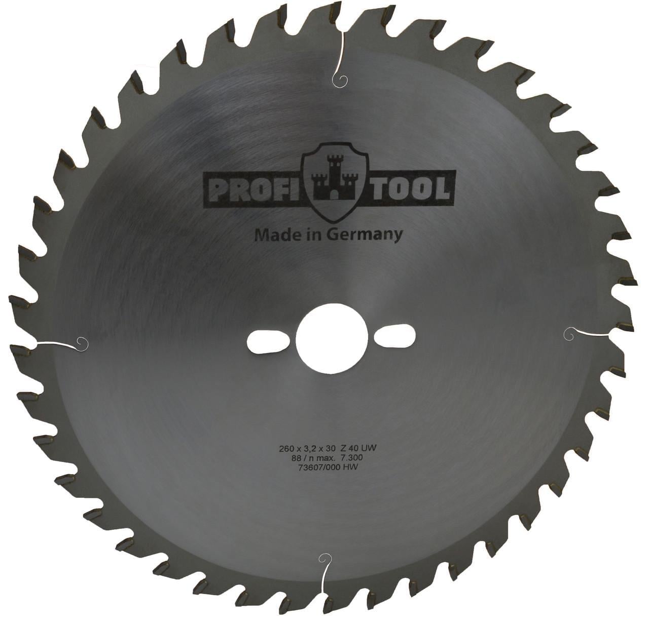 Диск пиляльний PROFITOOL Z 40 UW 260х3,2х2,2х30 мм (2126001)
