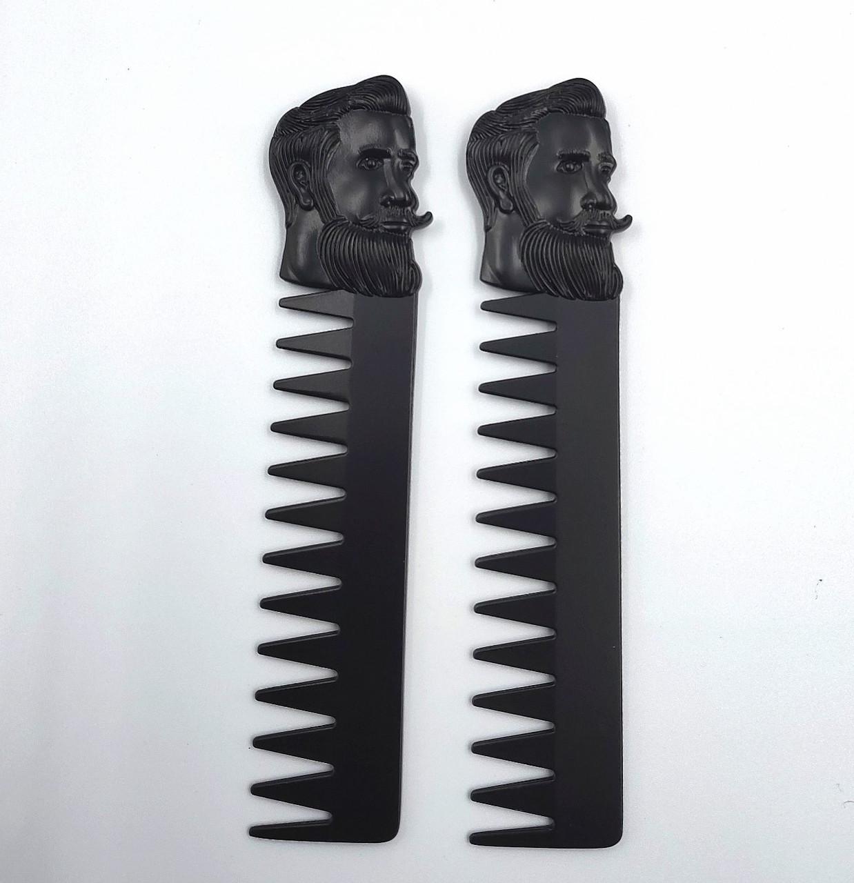 Гребінець для бороди та вусів Barbers металевий 5519 (2429007979) - фото 2 Гребінець для бороди та вусів Barbers металевий 5519 (2429007979) - фото 2