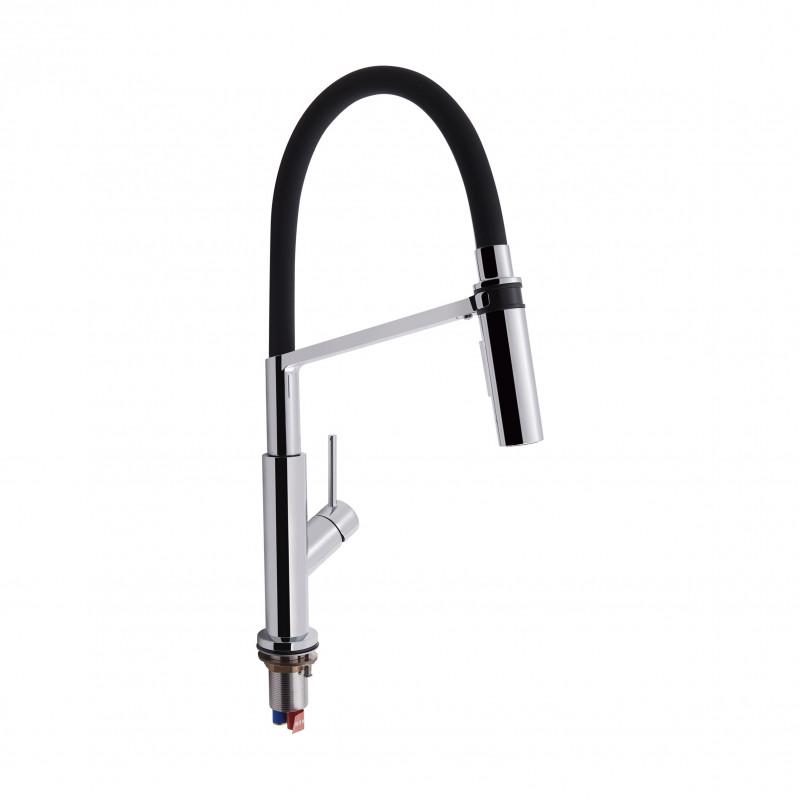 Смеситель для кухни Q-tap Katuska 91103AFN с рефлекторным изливом (17855)