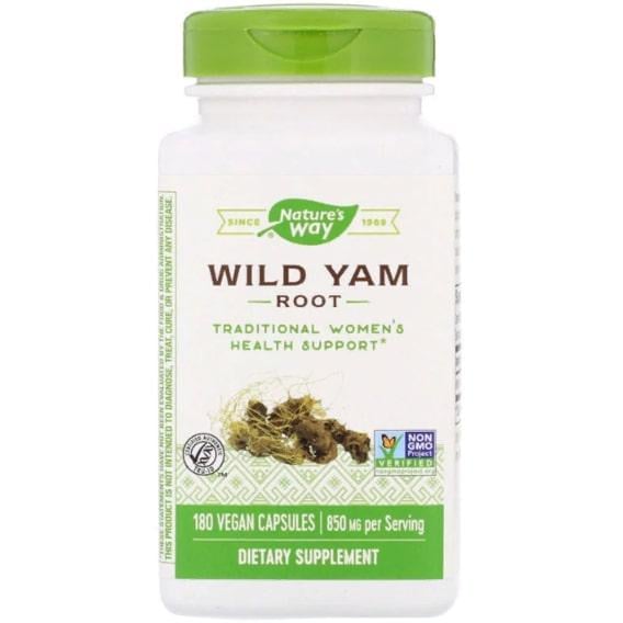 Ямс дикий Nature's Way Wild Yam Root 425 мг 180 вег. капс. (NWY-15350)