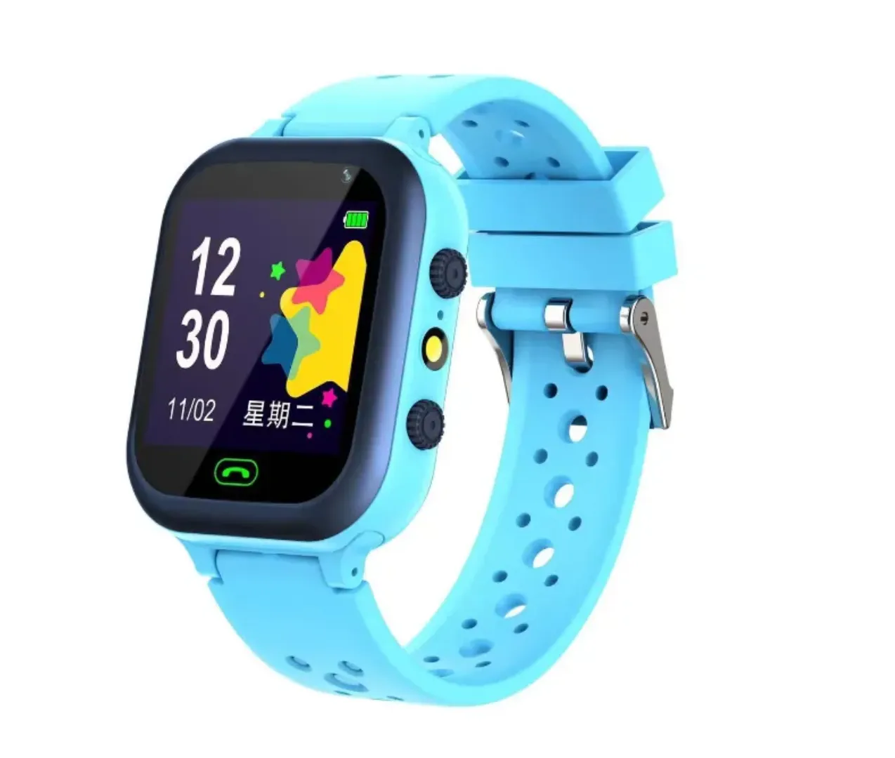 Смарт-часы детские Smart Baby Watch Q15 с функцией отслеживания/камера/украинский язык Голубой (23564348)