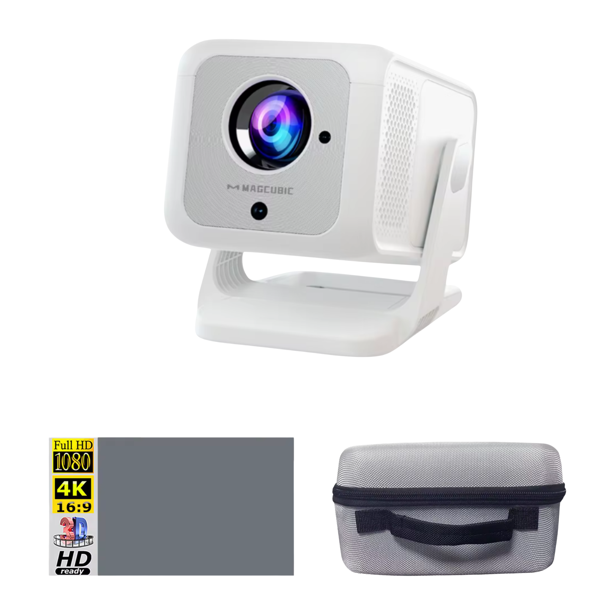 Комплект для домашнего кинотеатра проектор Magcubic HY310X/экран 100"/кейс для проектора (26428648) Комплект для домашнего кинотеатра проектор Magcubic HY310X/экран 100"/кейс для проектора (26428648)