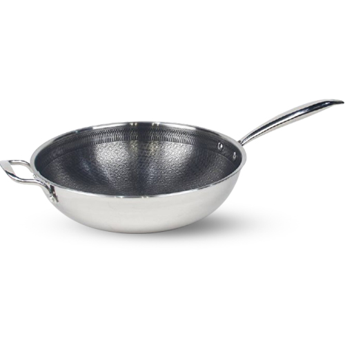 Сковорода SNT с антипригарным покрытием PFLUON с защитной насечкой 32 см (9090-32WOK)