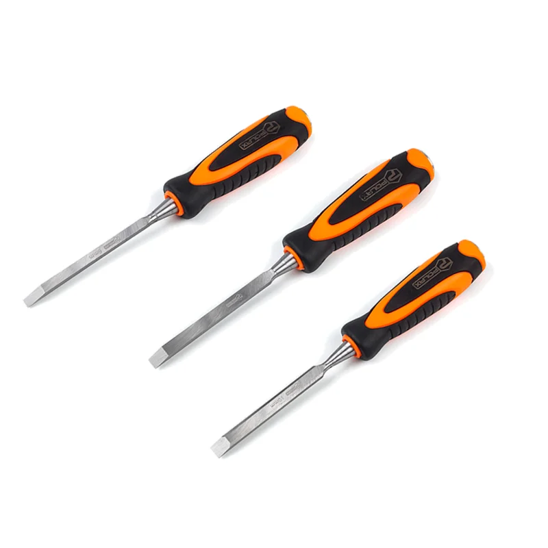 Набор ударных стамесок Polax фибергласовая ручка 6/8/10 мм (335-29)