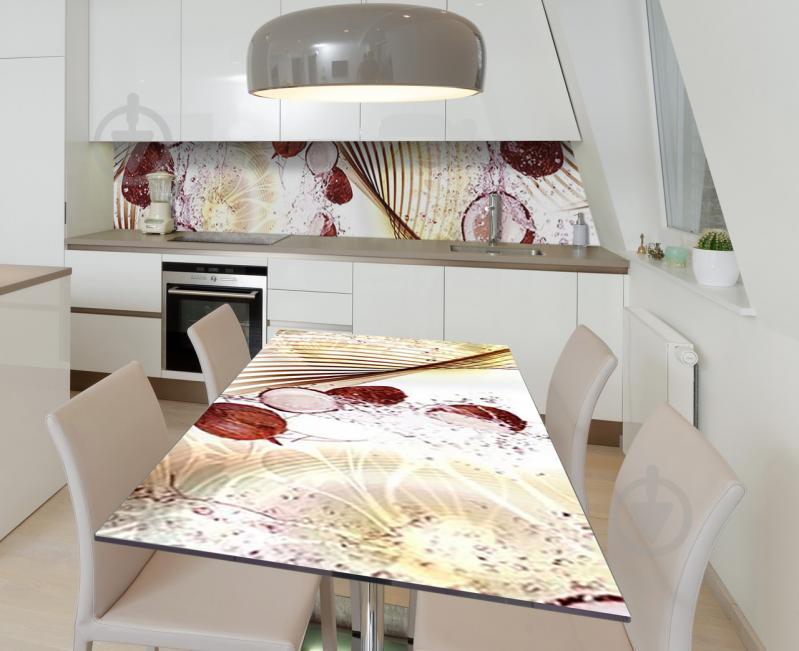 Наклейка 3Д виниловая на стол Zatarga «Кокосовая вода» 600х1200 мм (Z184417st) Наклейка 3Д виниловая на стол Zatarga «Кокосовая вода» 600х1200 мм (Z184417st)