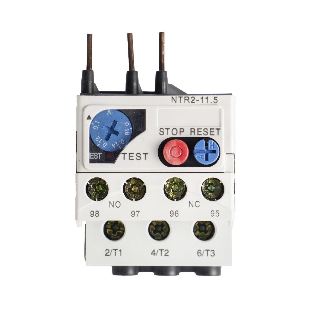 Реле тепловое TESLA NTR2-11,5 0,1-0,16 (67) Реле тепловое TESLA NTR2-11,5 0,1-0,16 (67)