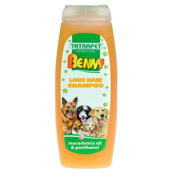 Шампунь для длинношерстых собак и кошек TatraPet Benny с маслом макадамии и пантенолом 200 мл (1750765445)