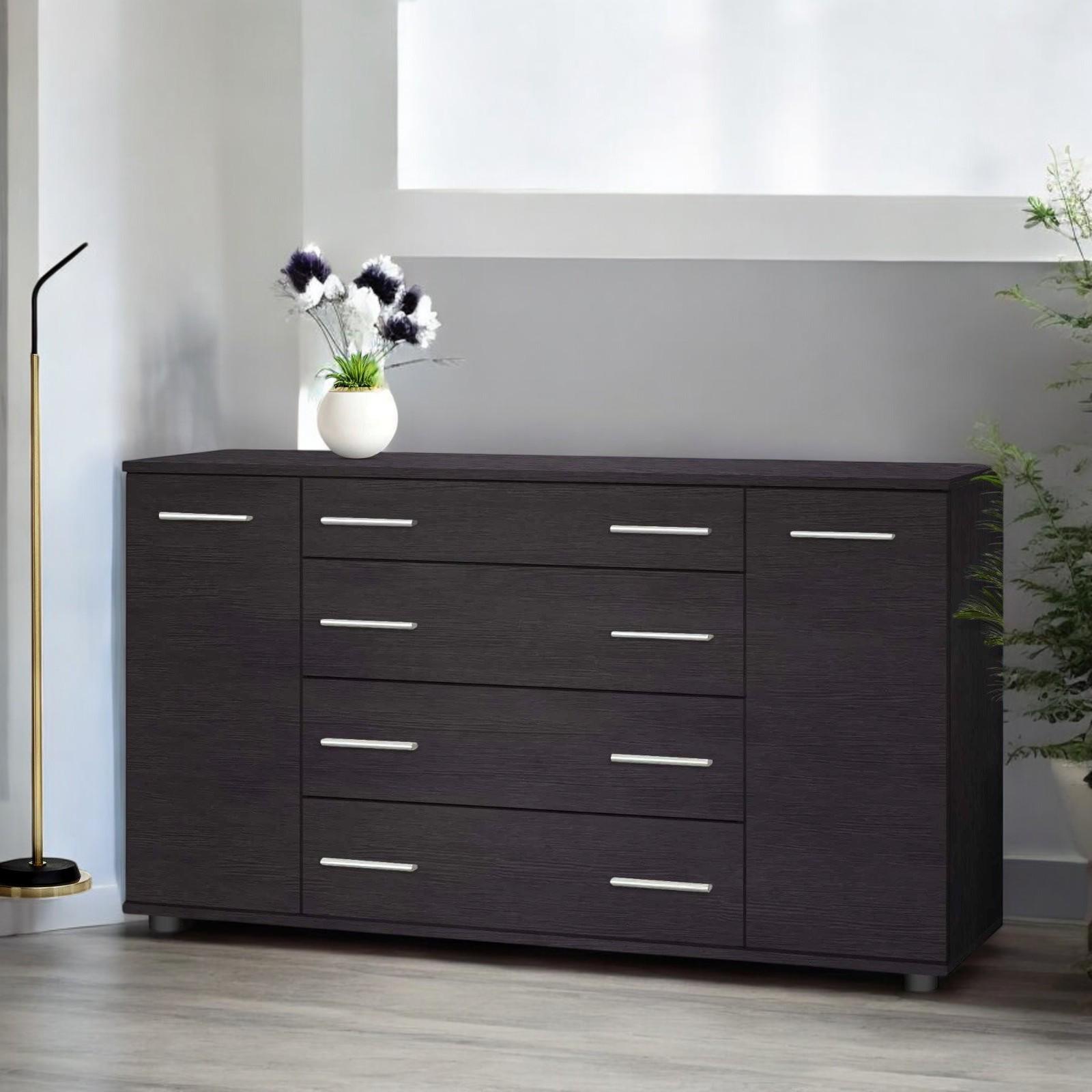 Комод большой для вещей в спальню и гостиную Венге темный (О-4в) - фото 1 Комод большой для вещей в спальню и гостиную Венге темный (О-4в) - фото 1