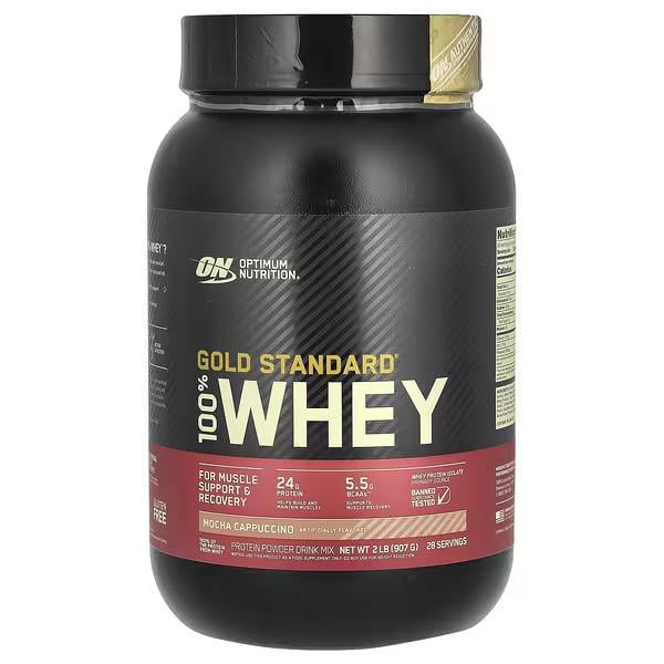 Протеїн Optimum Nutrition Gold Standard 100% Whey 907 g (Mocha cappuccino)