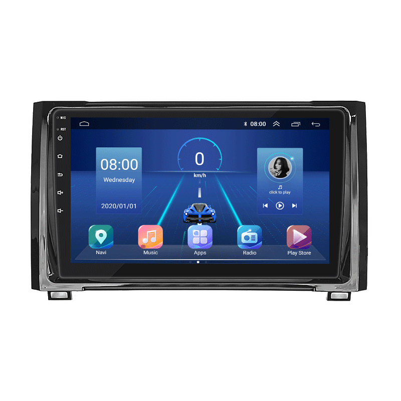 Автомагнітола штатна Lesko 4G/GPS/Wi-Fi для Toyota Tundra II 2007-2013 6/128Gb 9" (1681978918)