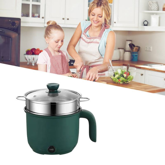 Кастрюля-пароварка электрическая универсальная 1,5 л (2874) - фото 4 Кастрюля-пароварка электрическая универсальная 1,5 л (2874) - фото 4