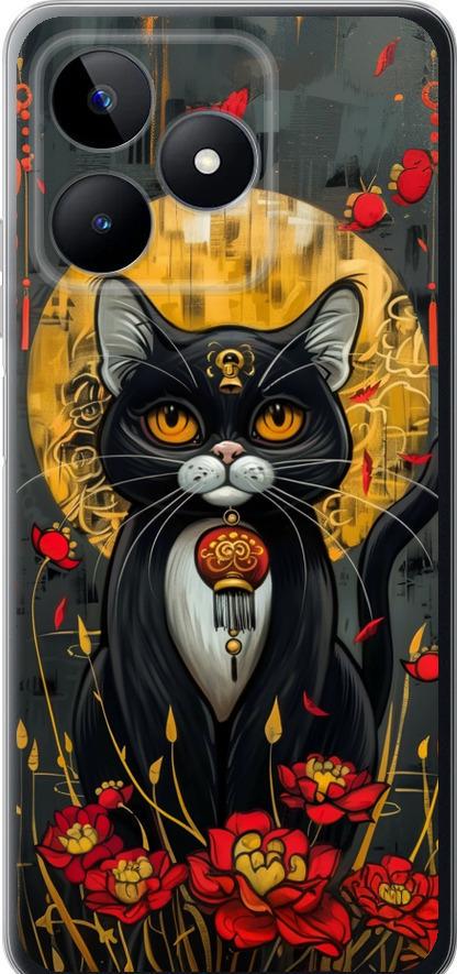 Чехол на Realme C53 China Cat (6134u-3128-42517)