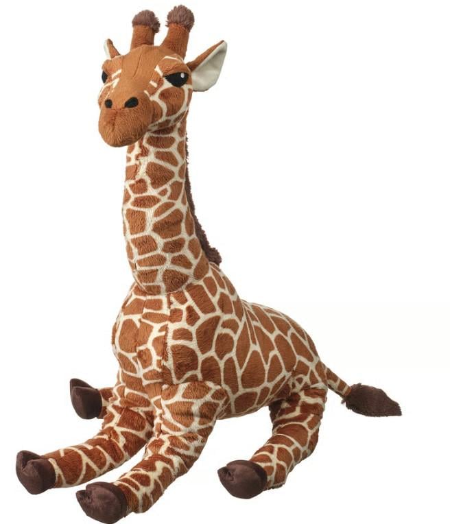 Мяка іграшка жираф SANDLÖPARE 70 см Коричневий (29621074)