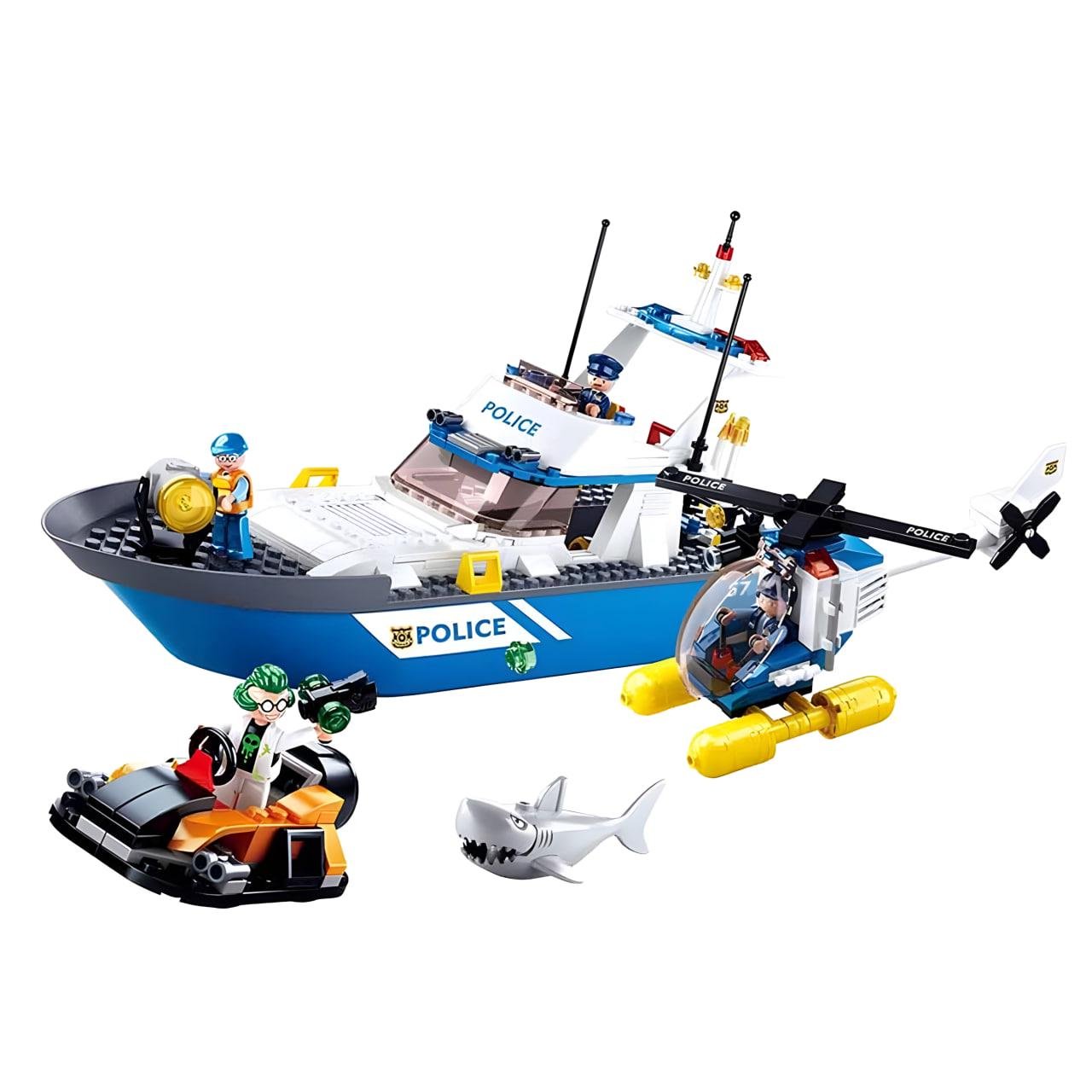 Конструктор Sluban Полицейский патруль на воде 347 дет. (M38-B0657) - фото 2 Конструктор Sluban Полицейский патруль на воде 347 дет. (M38-B0657) - фото 2